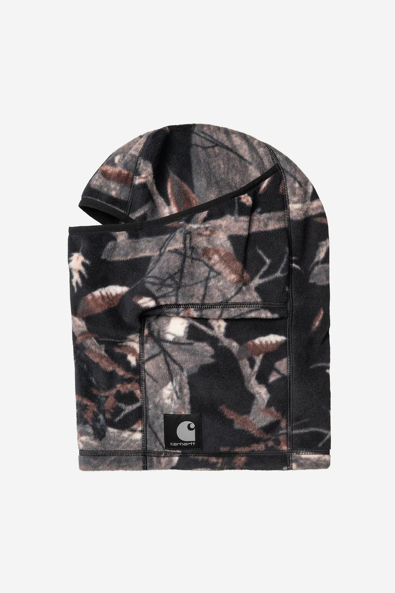 Carhartt Blevin Mask - Camo Feather Tree, Black