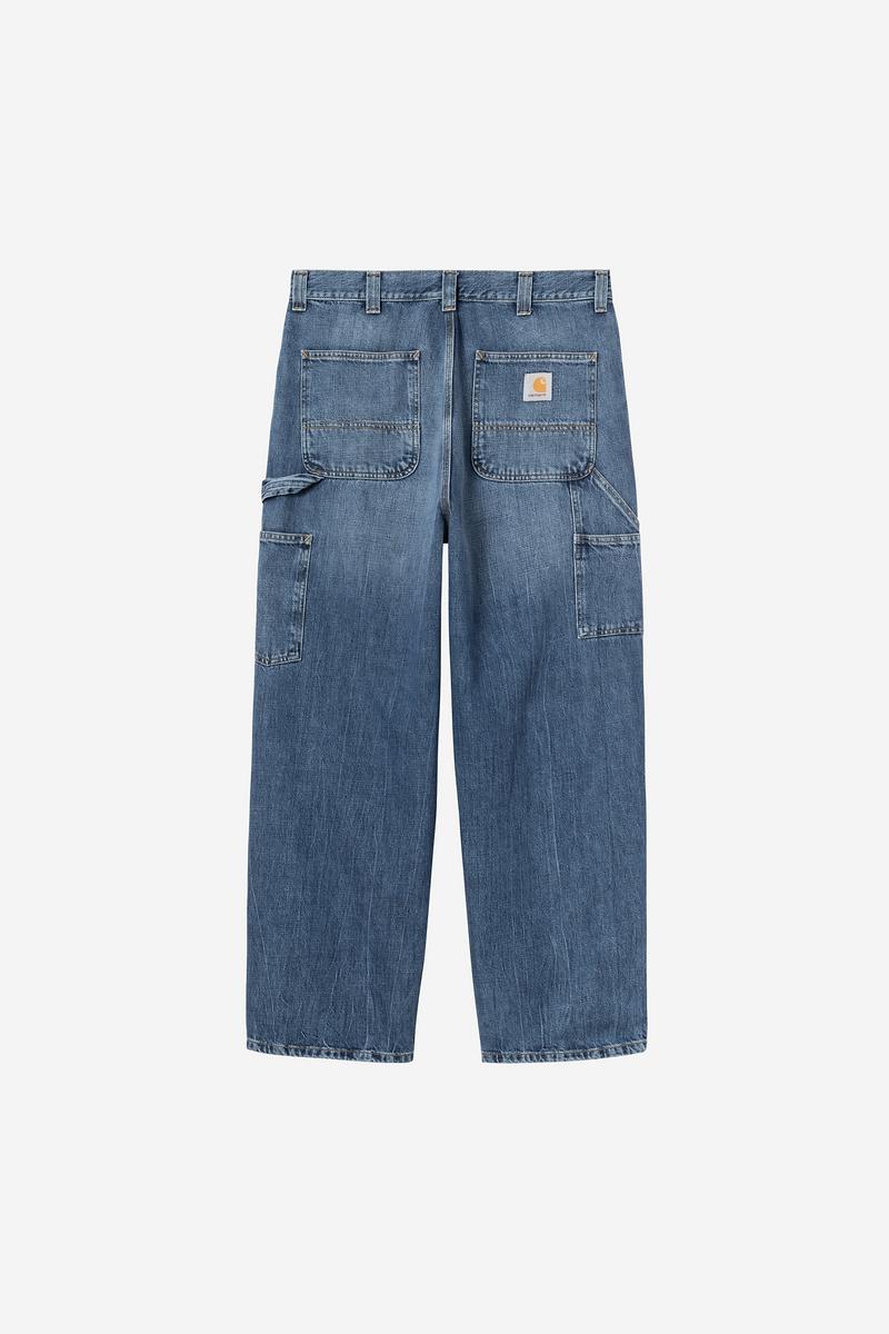 Carhartt OG Single Knee Pant - Blue, Marble used wash