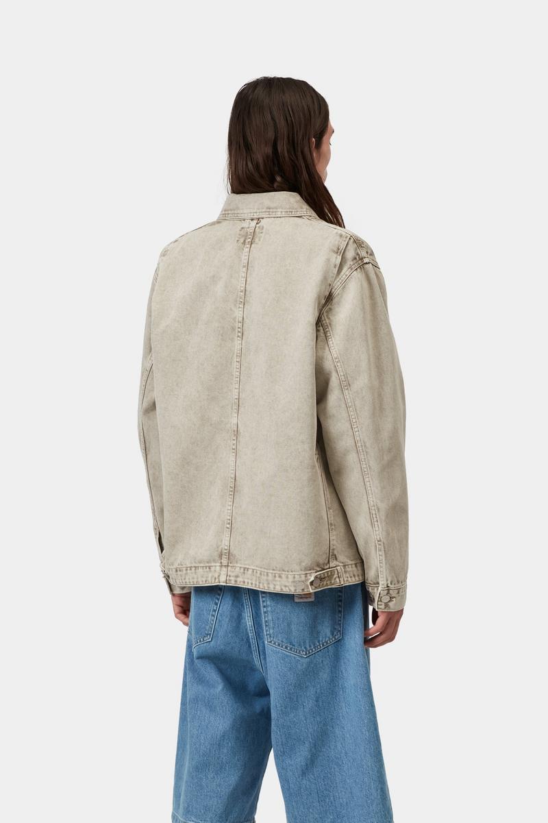 Carhartt OG Double Front Jacket - Opuntia, Chalk wash