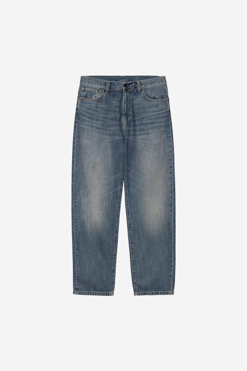 Carhartt Aaron Pant - Blue, Dark used wash