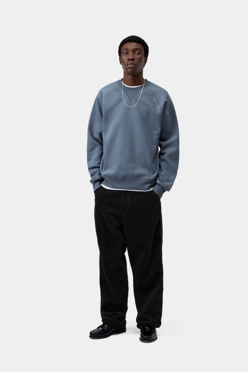 Carhartt Chase Sweatshirt - Icesheet / Gold