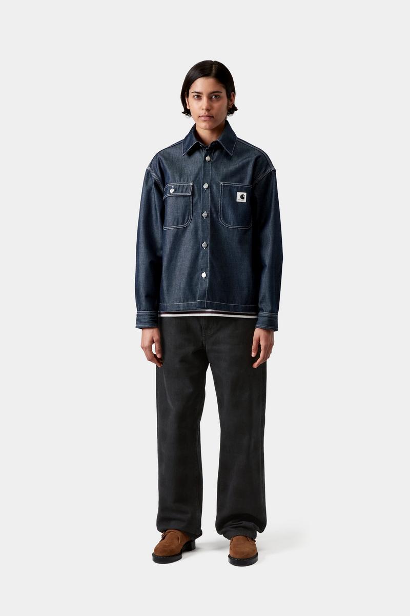 Carhartt Everson Pant - Everson Print, Black, Stone washed