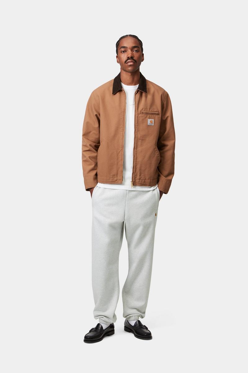 Carhartt Chase Sweat Pant - Ash Heather / Gold