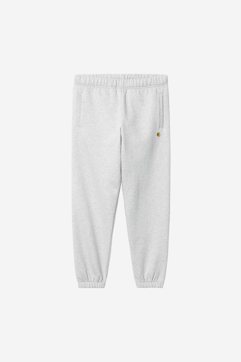 Carhartt Chase Sweat Pant - Ash Heather / Gold