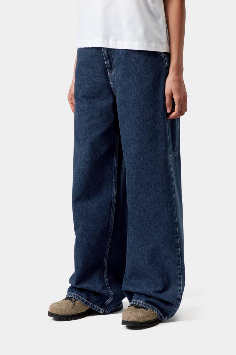 Carhartt Jens Pant - Blue, Stone washed