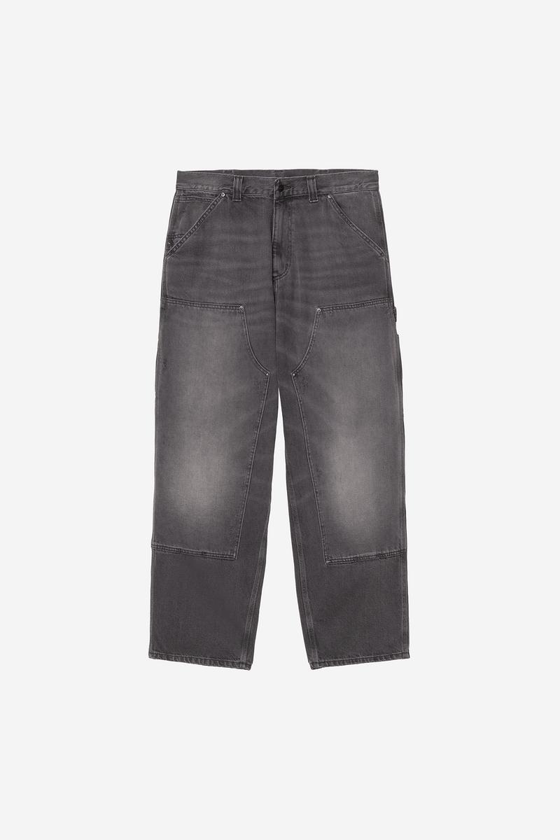 Carhartt OG Double Knee Pant - Black, Grind wash