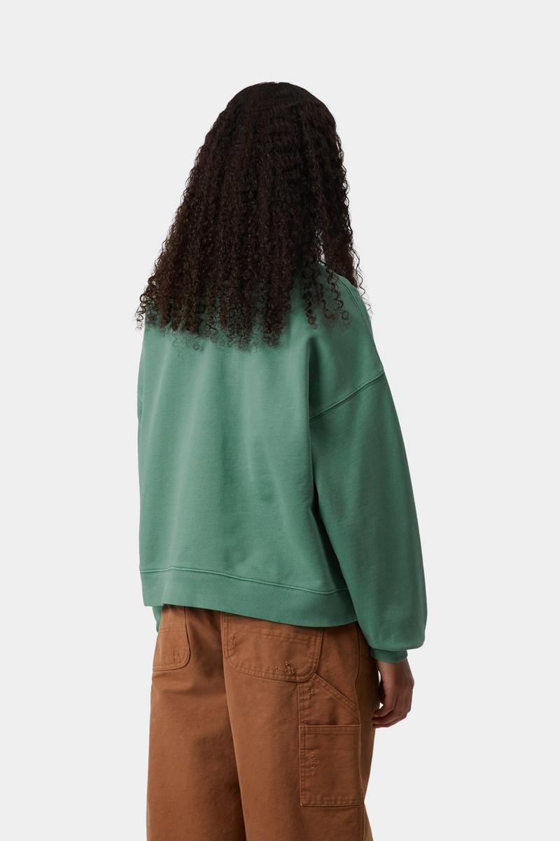 Carhartt Benton Sweatshirt - Lily, Garment dyed