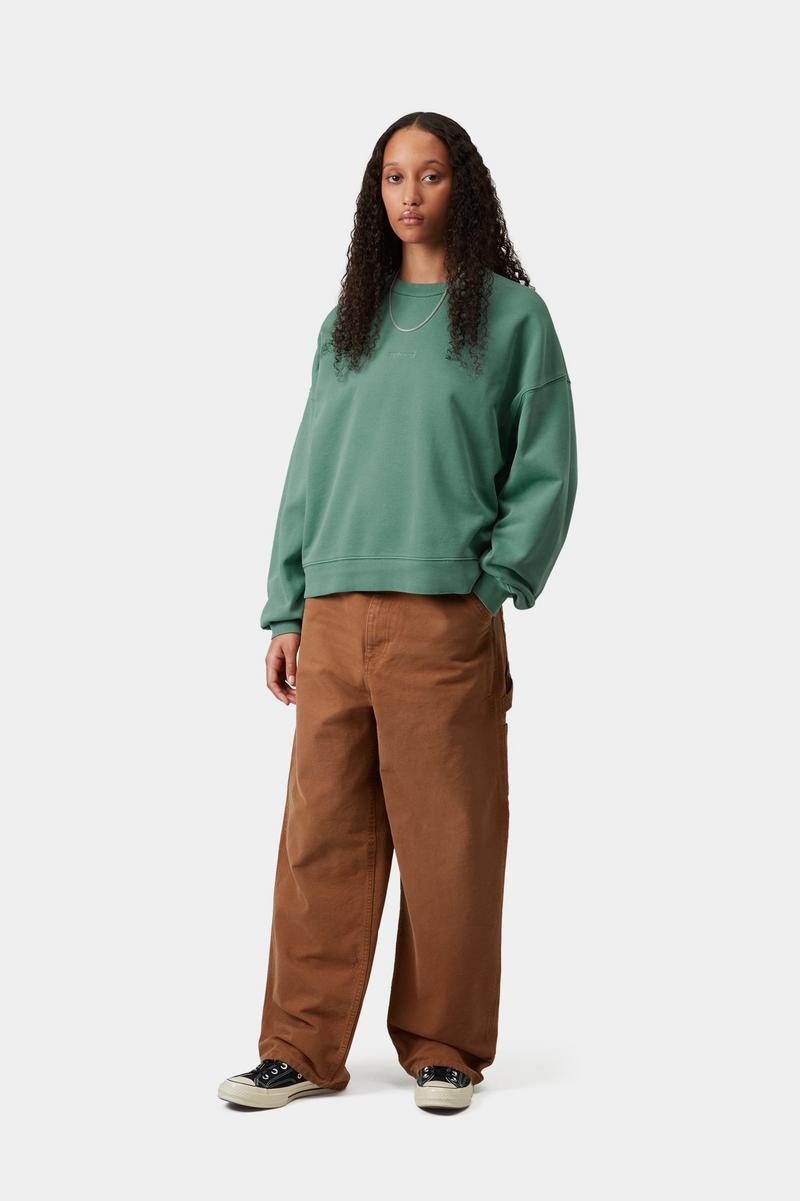 Carhartt Benton Sweatshirt - Lily, Garment dyed