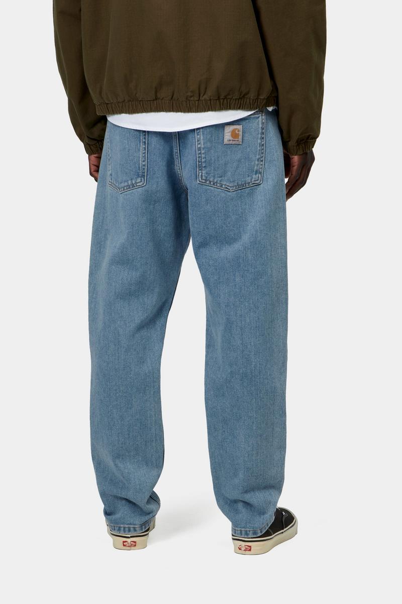 Carhartt Newel Pant - Blue, Stone bleached