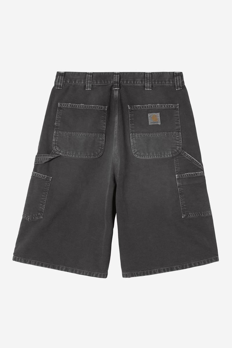 Carhartt OG Double Knee Short - Black, Destroy wash