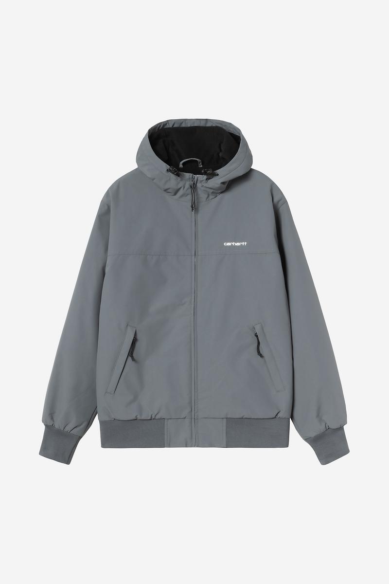 Carhartt Hooded Sail Jacket - Styx / White