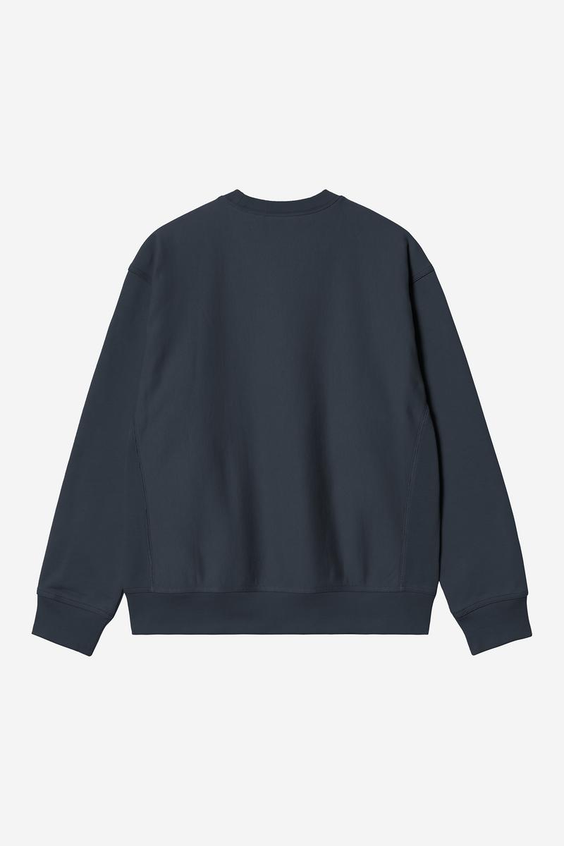 Carhartt American Script Sweatshirt - Deep Night