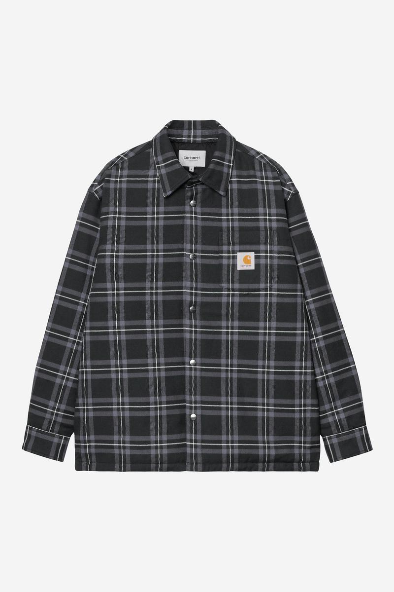 Carhartt Baird Shirt Jac - Baird Check, Black