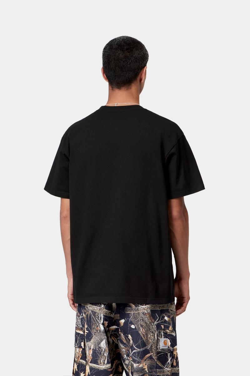 Carhartt S/S Limn Script T-Shirt - Black