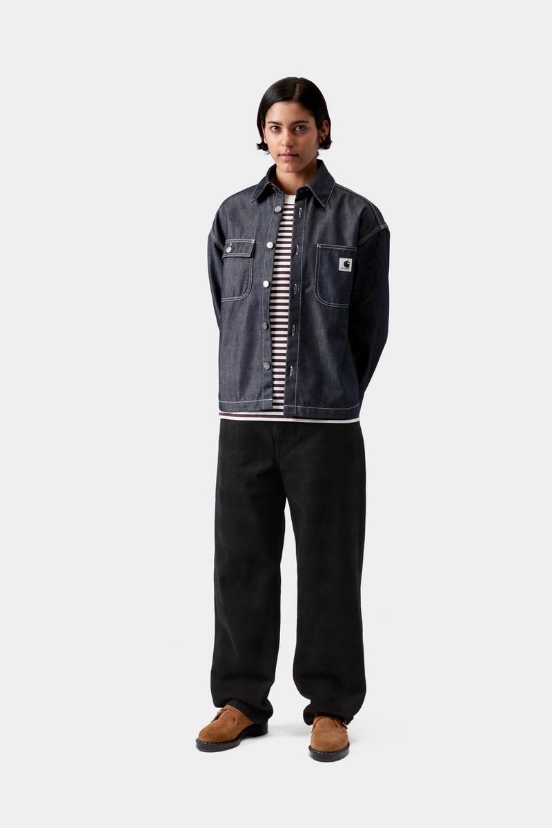 Carhartt Louis Shirt Jac - Blue, Rigid