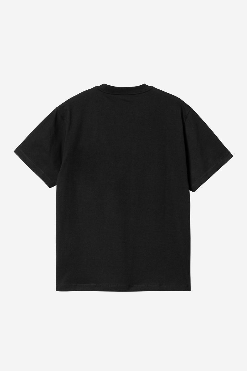 Carhartt S/S Pocket Heart T-Shirt - Black / Red
