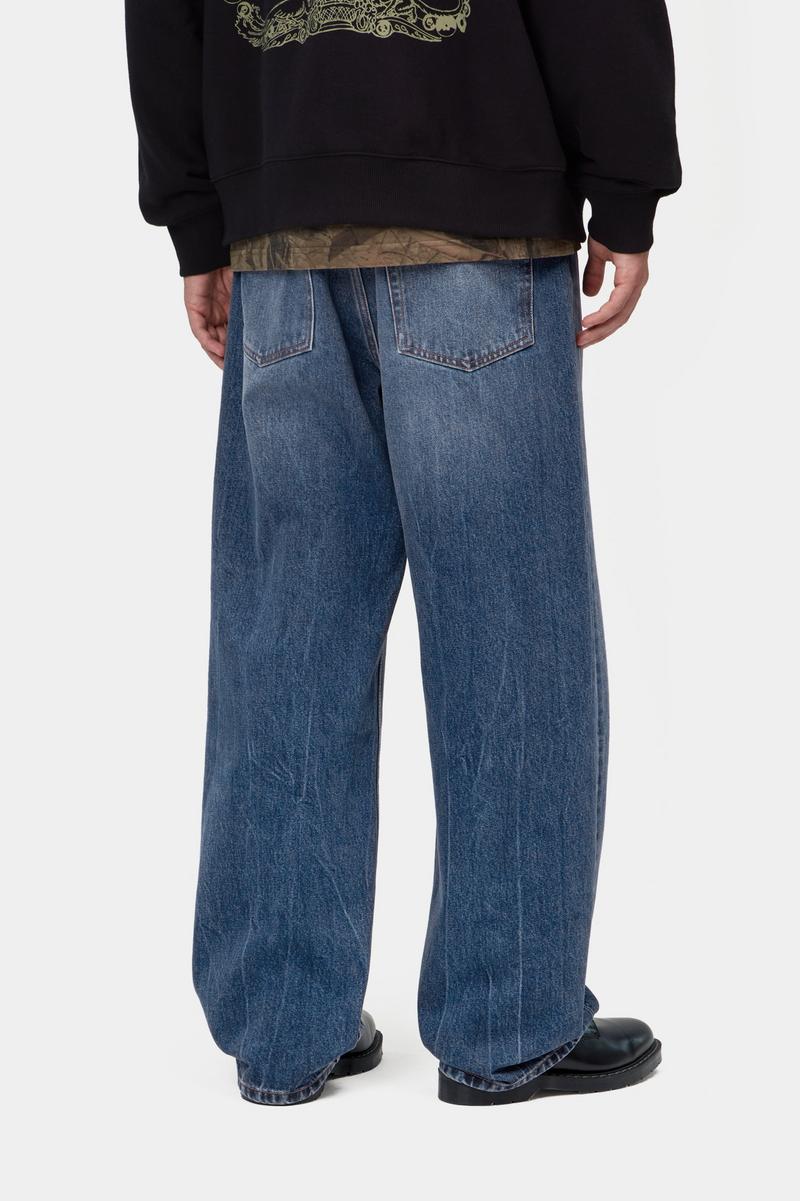 Carhartt Payson Pant - Blue, Marble used wash