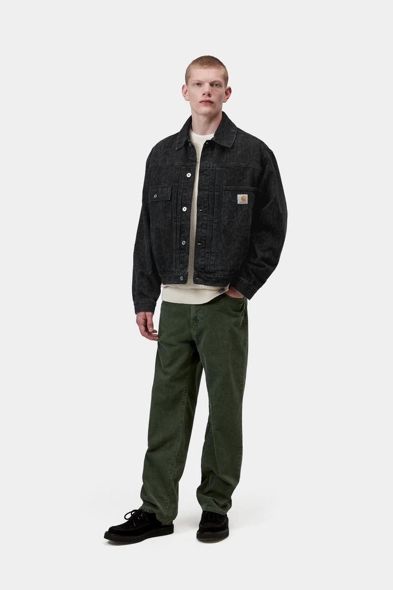 Carhartt Belmar Jacket - Snake Camo, Black, Heavy stone wash