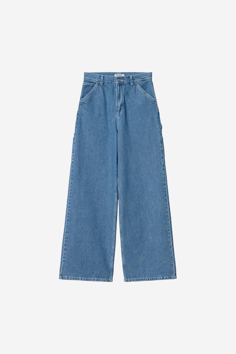 Carhartt Jens Pant - Blue, Heavy stone wash