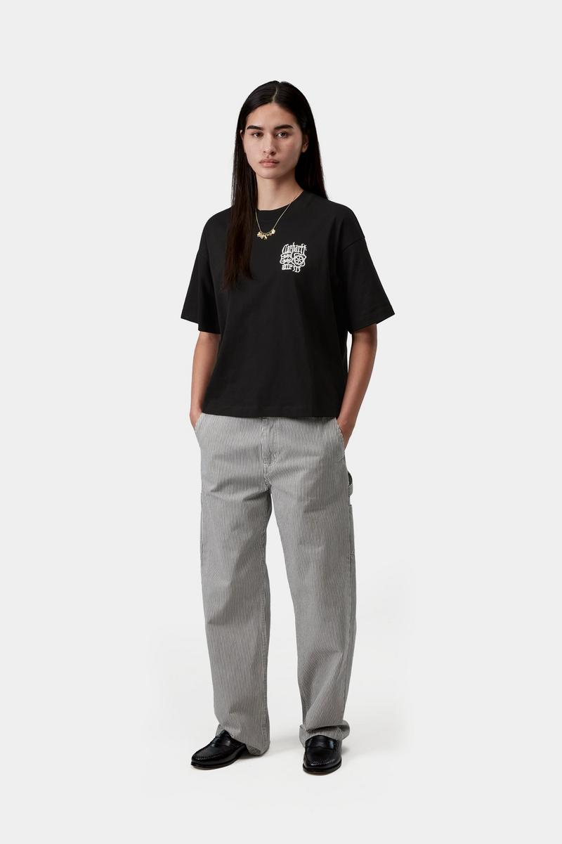 Carhartt S/S Signet T-Shirt - Black / Wax